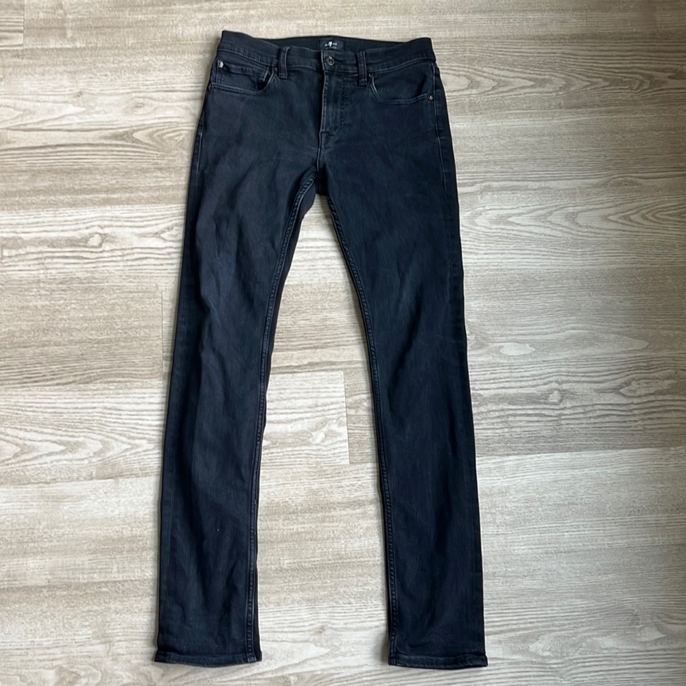 Men’s 7 FOR ALL MANKIND PAXTYN - Size 29 Black Skinny Jeans